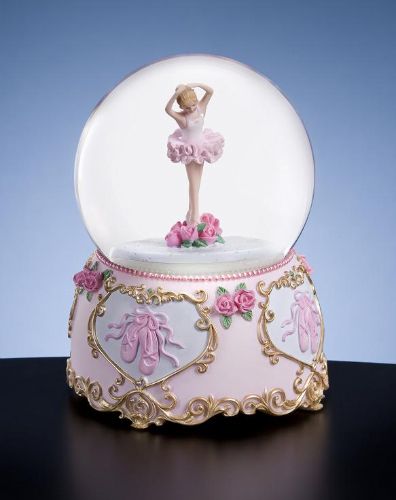 San Francisco Music Box Ballerina Water Globe Music Box New