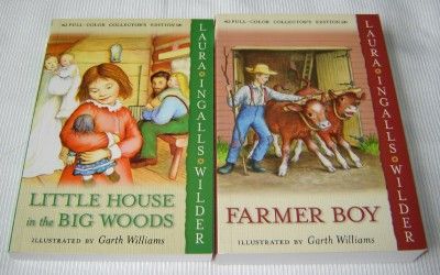 laura ingalls wilder set of two books paperback little house in the 