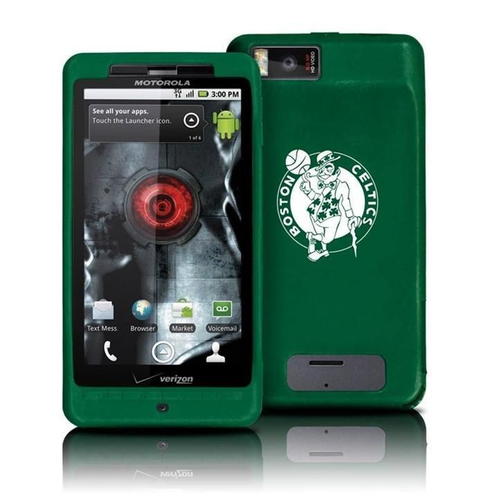 Boston Celtics Motorola Droid x Silicone Case Cover