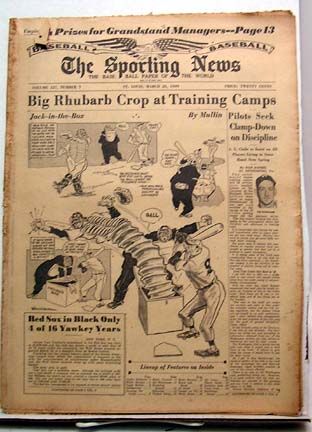 Mar 23 1949 Sporting News Jackie Robinson G Earnshaw