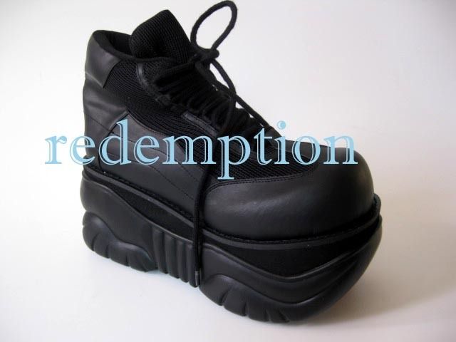   Gothic Cyber Punk Platform Bouncy Shoes Club Goth Gothic Mens 9