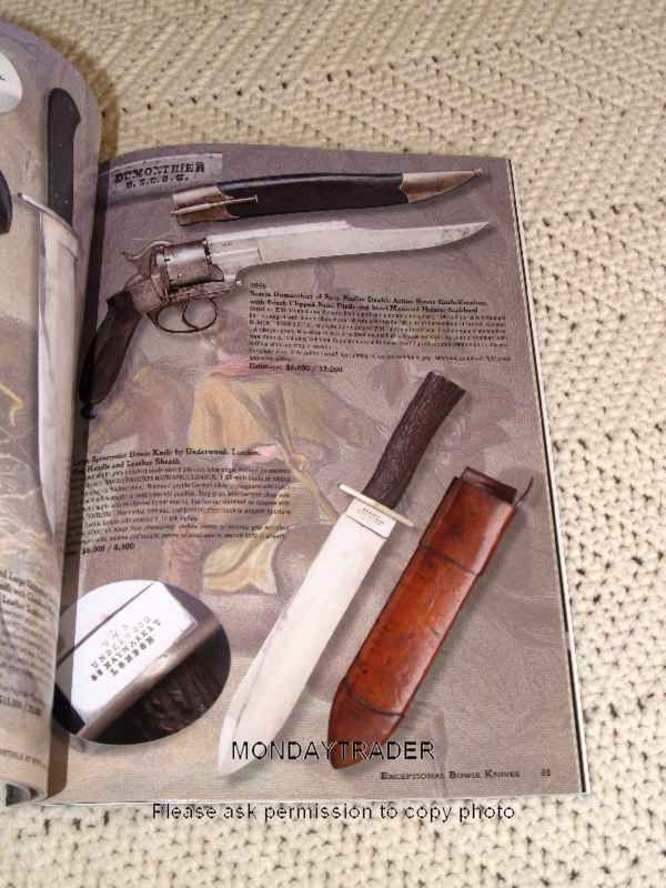 Antique Bowie Knife Catalog Michael Price SF Book Vintage