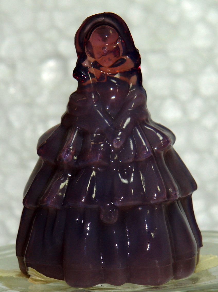 Boyd Glass Nancy Miniature Doll Purple Frost Carnival