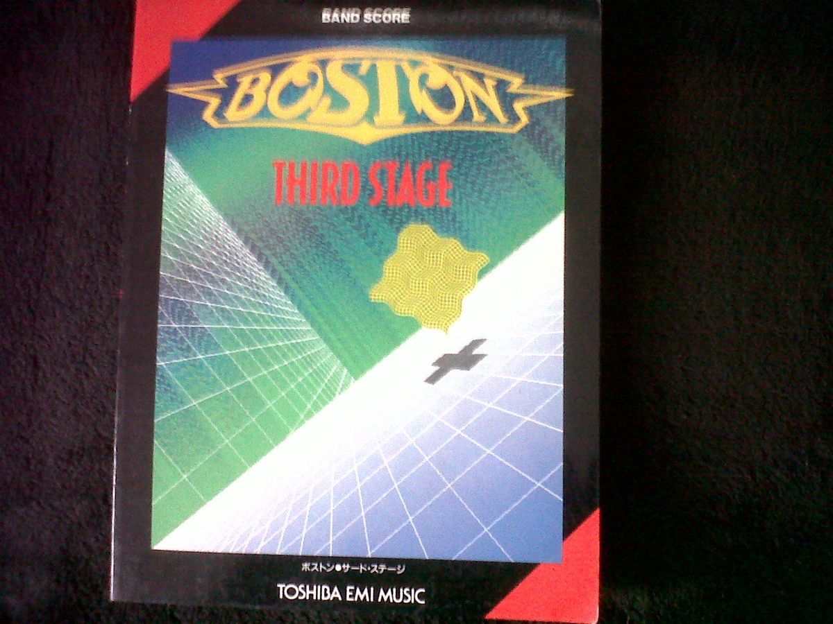 Boston Third Stage Japan Band Score Guitar Bass Tab Brad Delp