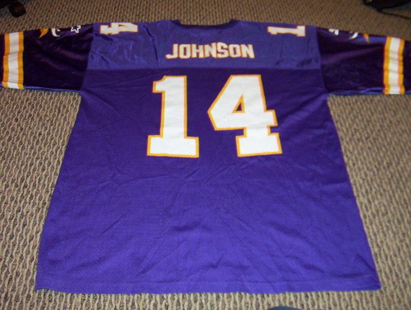Vintage Brad Johnson Minnesota Vikings NFL Starter Authentic Jersey 