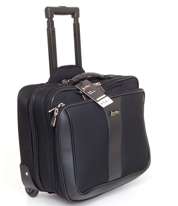 17 Laptop Briefcase on Wheels Rolling Portfolio Case Roller Attache 