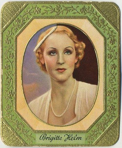 Brigitte Helm 1930s Garbaty Movie Star Tobacco Card 4