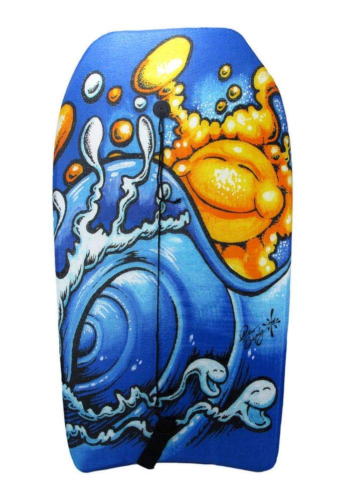 41 in happy tube body board drew brophy art