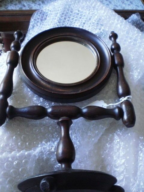 antique shaving mirror 19th c ornate original mirror from united