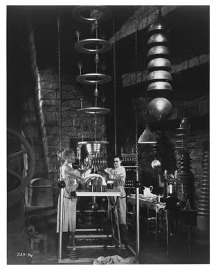 Bride of Frankenstein Great Lab Scene Still A708