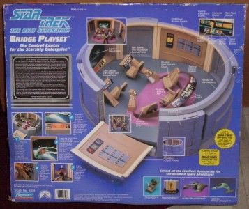 Star Trek Next Generation Bridge Super Playset Federation Playmates 