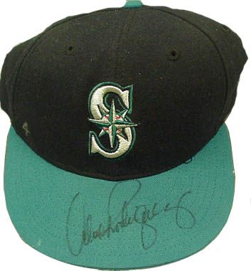 Alex Rodriguez Signed Game Worn Used Seattle Mariners Vintage 1996 Hat 
