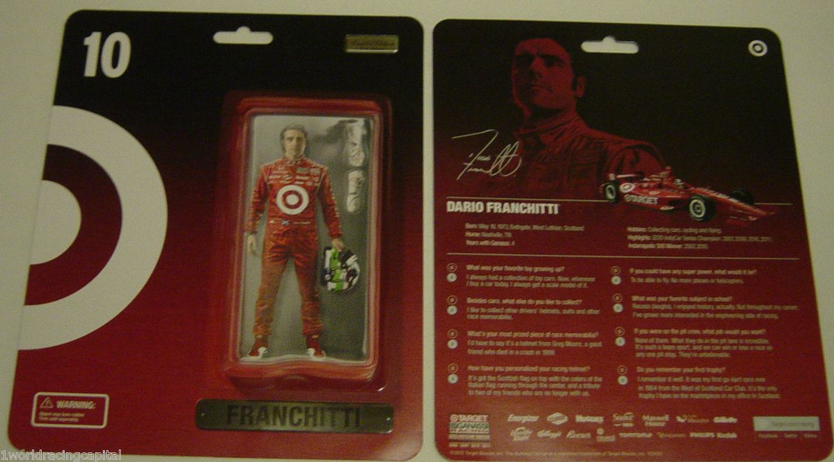 NEW 2012 DARIO FRANCHITTI LIMITED EDITION INDY CAR/500 SERIES HERO 