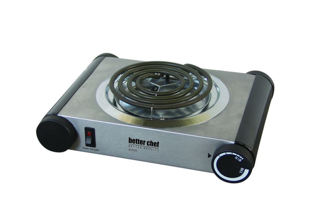    1000W Stainless Steel Electric Single Burner Hot Plate Buffet Range