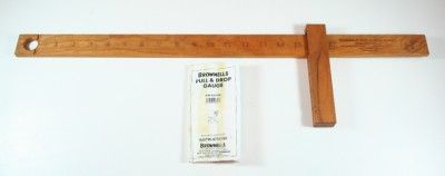 Brownells Pull and Drop Gauge Bonus Checkering Gage