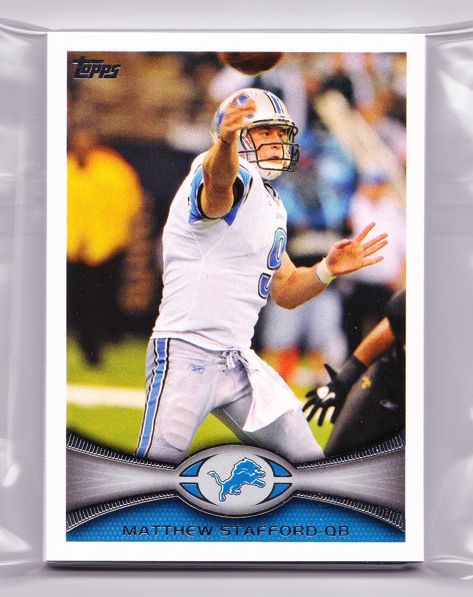 Matthew Stafford Kellen Moore Ryan Broyles Riley Reiff 2012 Lions Team 