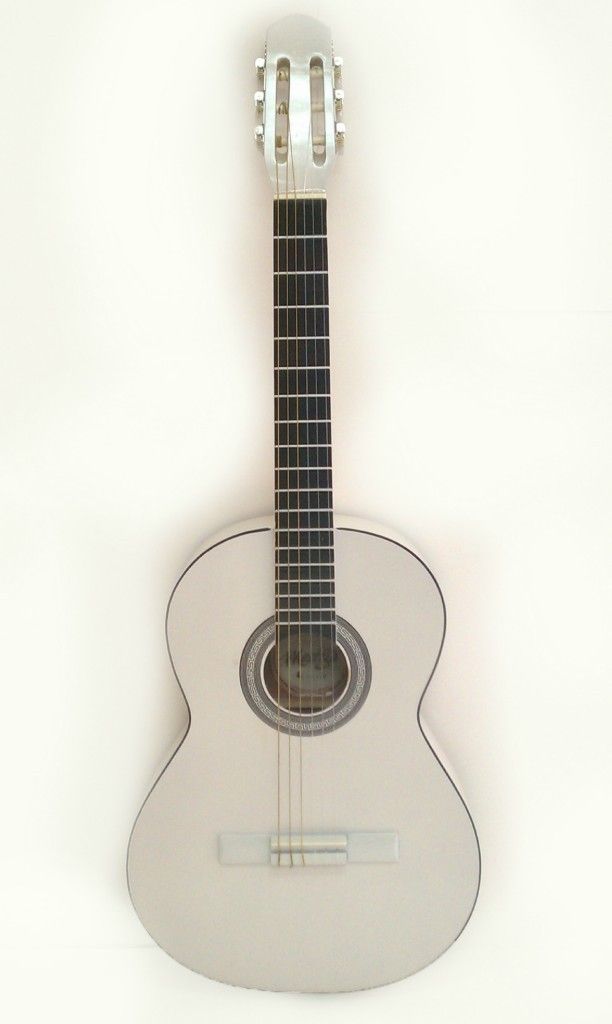 NEW Hand Made Mexican Classical Guitar(White) Paracho Michoacan 
