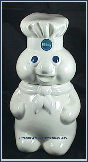 Pillsbury CHEF Doughboy Poppin Fresh Cookie Jar Vintage 1998 Benjamin 