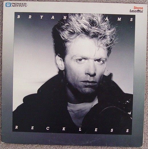 Bryan Adams Reckless 6 Rock Videos RARE Laserdisc Edition