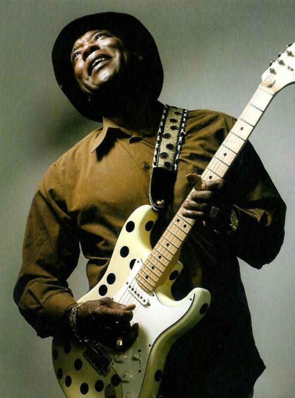 Buddy Guy Fender Stratocaster Guitar Print Ad