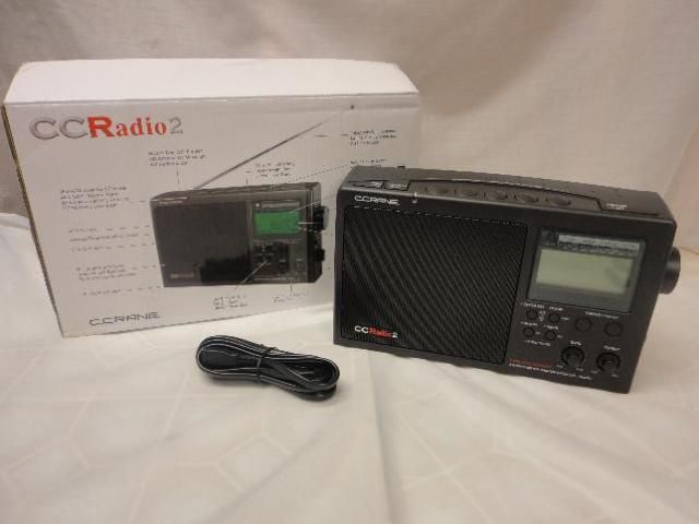 Crane Co CC2B Radio 2 AM FM/Weather and 2 Meter Ham Band (Black Mica 