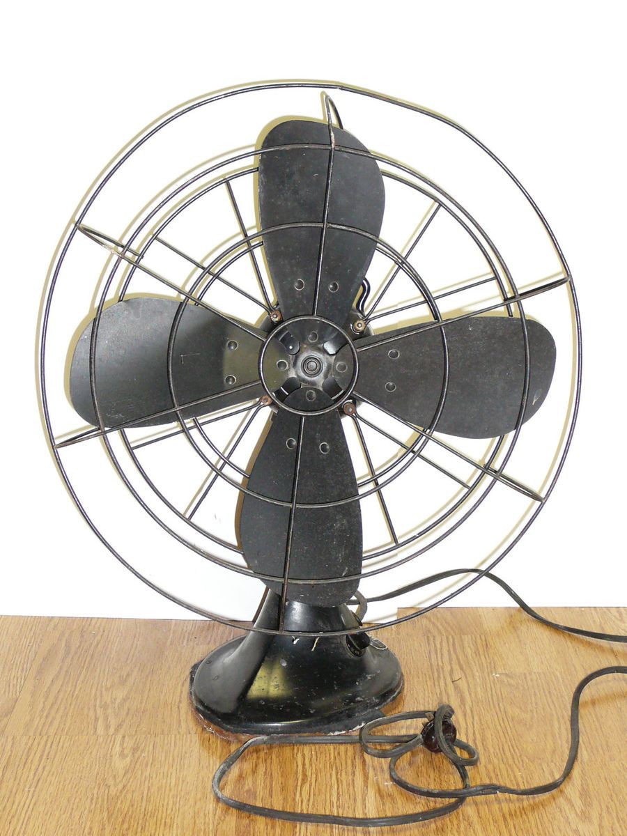 Vintage Robbins Myers Oscillating Fan Antique Model CG 16 for Repair 