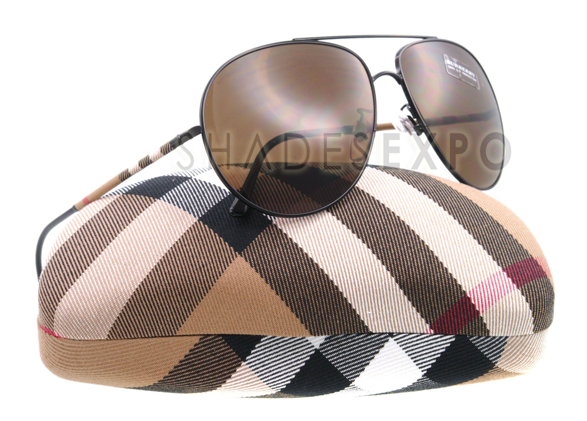 New Burberry Sunglasses Be 3055 Black 1001 73 BE3055