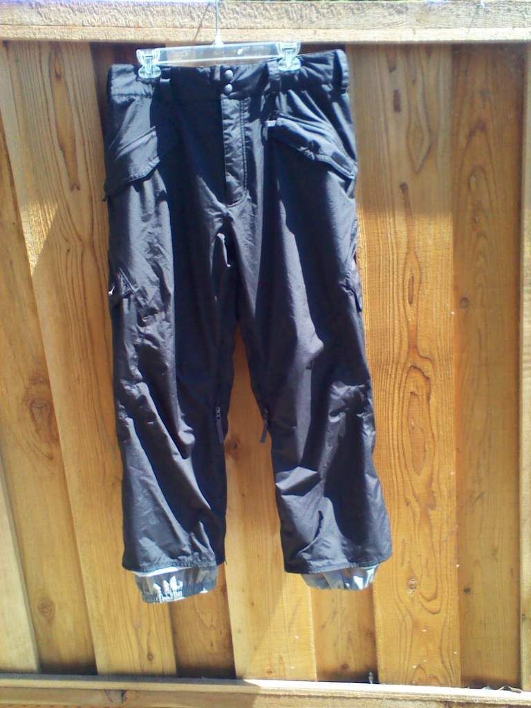 Mens Burton Black Snowboard Snowboarding Pants Medium M