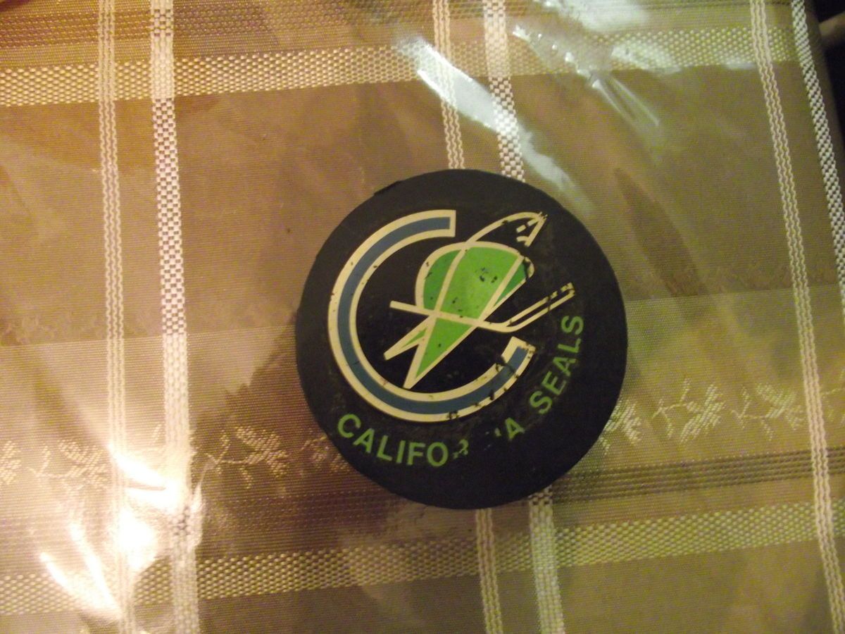  1967 California Seals Puck