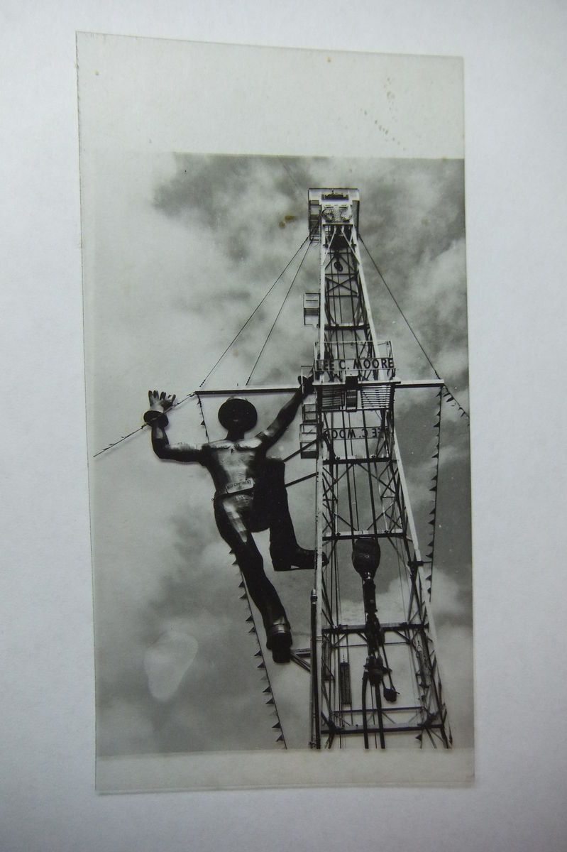 1950s Lee C Moore Oilfield Drilling Equipment Ad Negative Plastic Film 