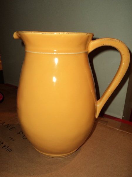 Pottery Barn Cambria Pitcher Saffron