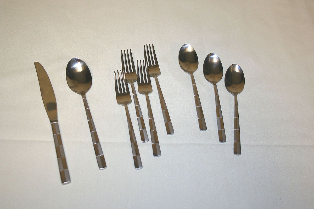 Cambridge Silversmiths Flatware Terrain Sand Incomplete