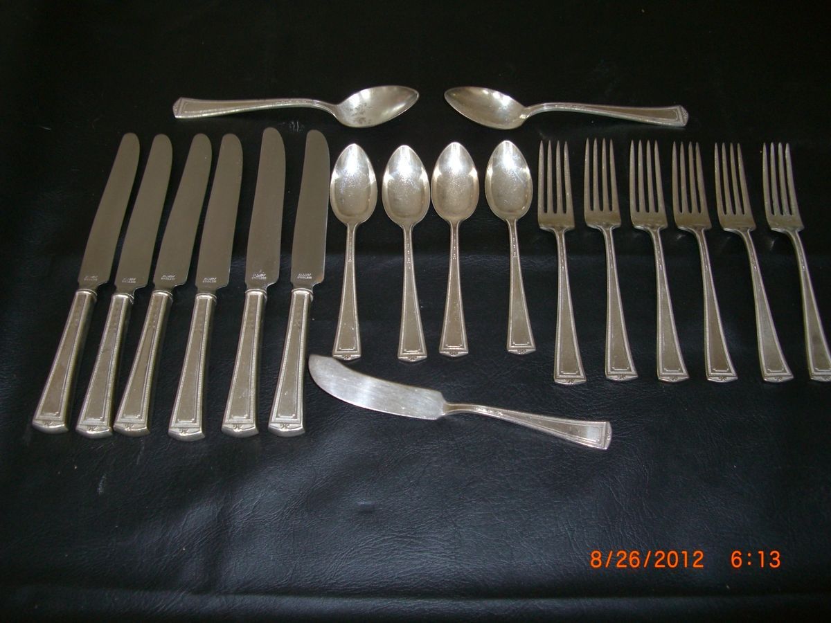 ALVIN Manufacturing LUXOR pattern C 1924 19 PIECES 