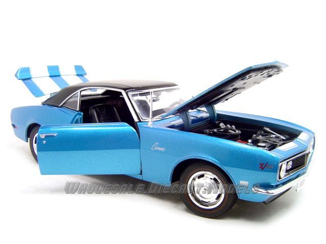   diecast 1968 chevrolet camaro z28 coupe by maisto has steerable wheels