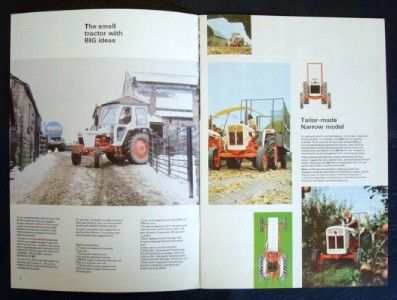 david brown db885 tractor sales brochure c 1974