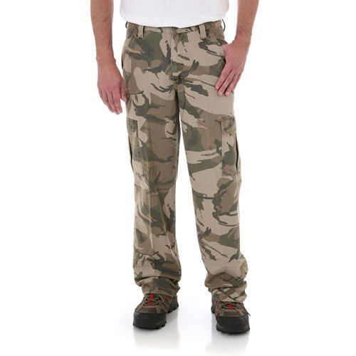 Wrangler Mens Cargo Pants Camo Assorted Sizes