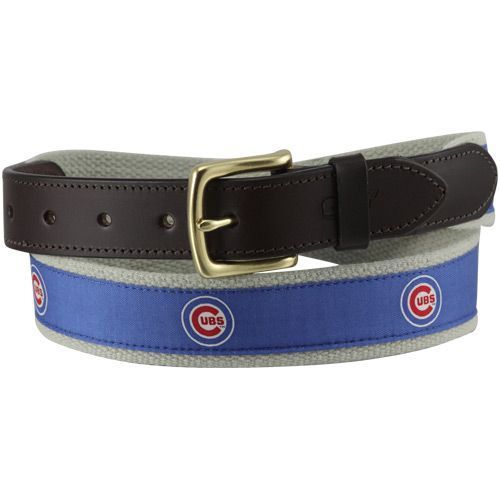  Vineyard Vines Chicago Cubs Canvas Belt Royal Blue