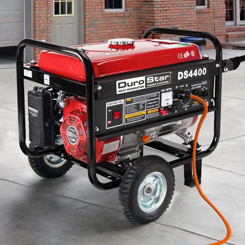   4400 Watt Quiet Portable Recoil Start Gas Powered Generator RV Camping