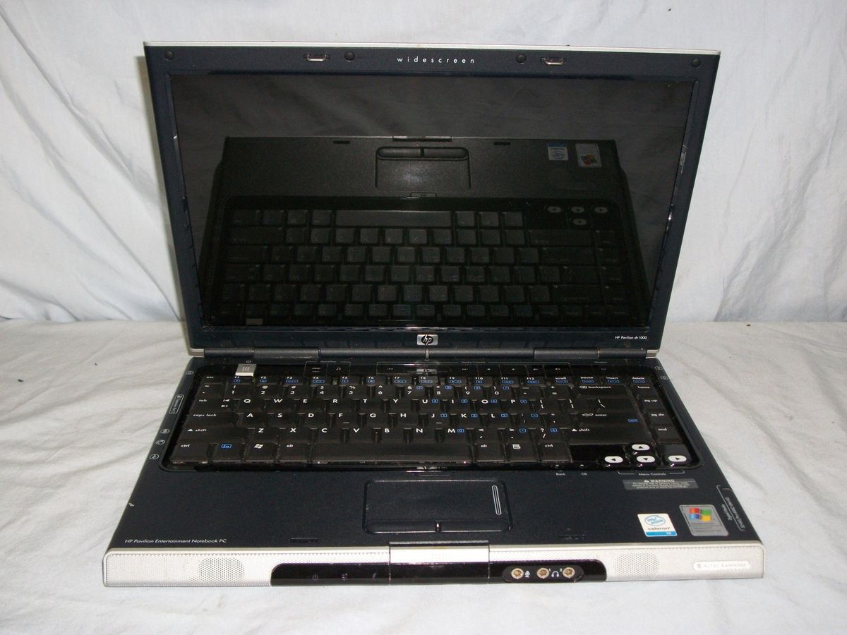 Laptop PC HP pavilion dv1000 Celeron M Widescreen Caddy parts