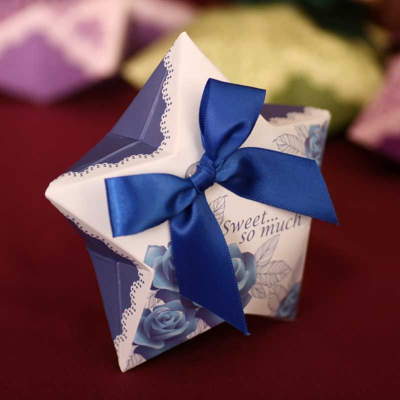   Blue Enchantress Wedding Favors Gift Candy Chocolate Buffet Box