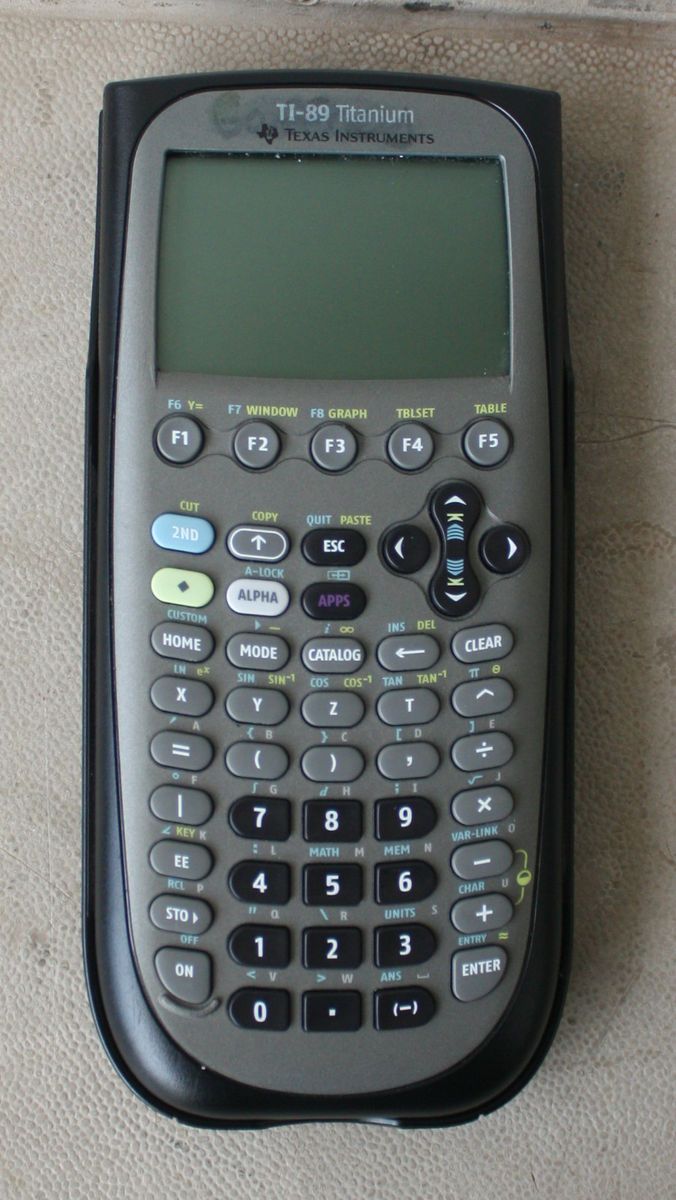   TI 89 Titanium Scientific Calculator Ices 003 Class B