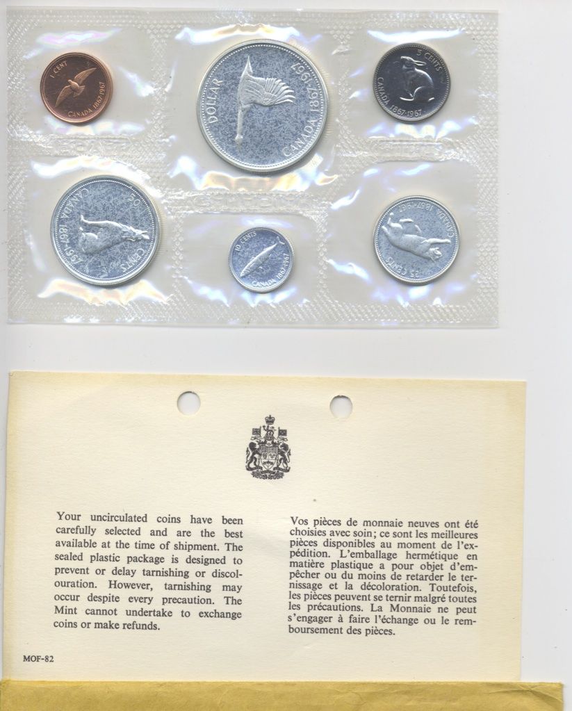 1967 Canada Proof Like Set 1 11 oz ASW Silver 63275R