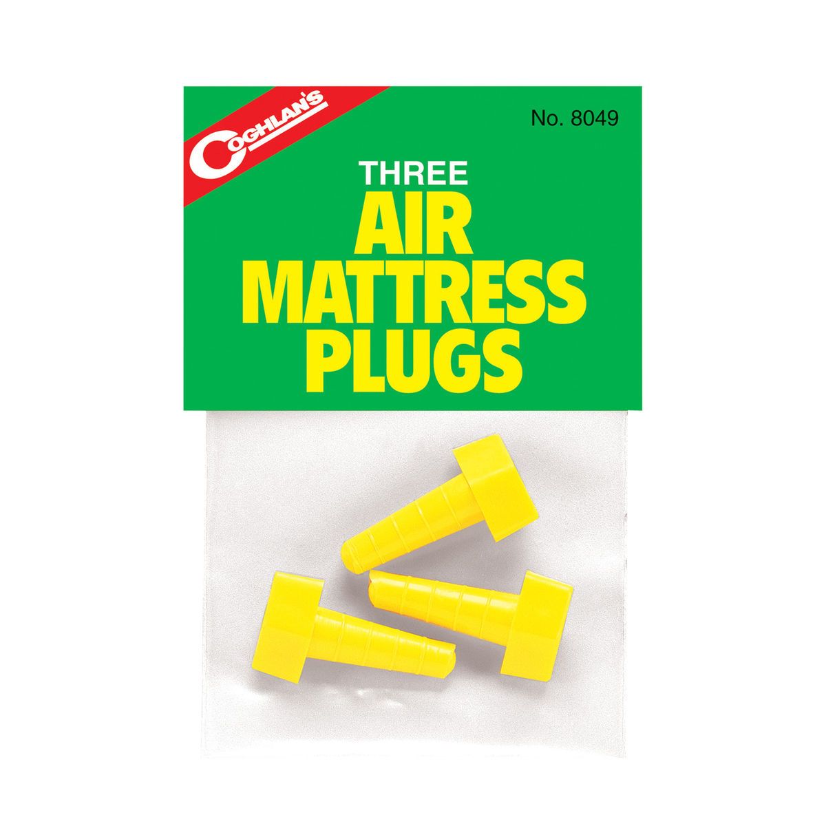   Air Mattress Plug 8049 New Camping Supplies Yellow Plastic