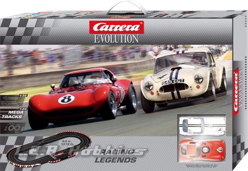 Carrera 25184 Evolution Racing Legends Slot Car Race Set 