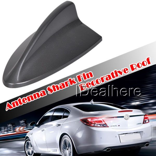 Gray Universal Auto Car Aerial Antenna Shark Fin Roof Decorative Dummy 