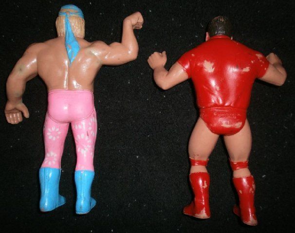 Vtg 80s Lot 13 Figures WWF 8 Wrestlers LJN Titan Sports Wrestling 