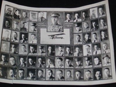   RARE PHOTOGRAPH WWI MIlitary Pilots Flying Officers Carruthers Field