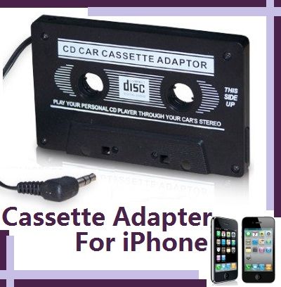 iPod CD Player Car Stereo Audio Cassette Tape Converter