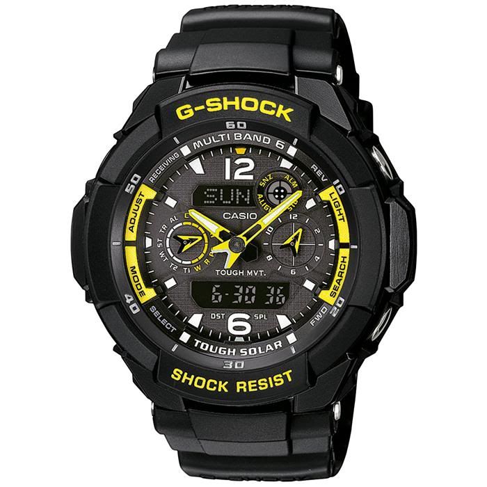 Casio GW 3500B 1AER G Shock Solar Wave Ceptor Radio Controlled UK 