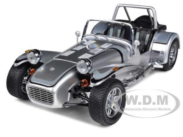 Caterham Super Seven 7 Silver Jubilee 1 18 Diecast Car Model by Kyosho 